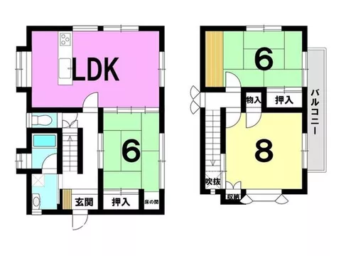 [From 29,000 yen per month] [10 minutes on foot to Ishiki Elementary School] [Flat land] [All rooms facing south] - Image 2