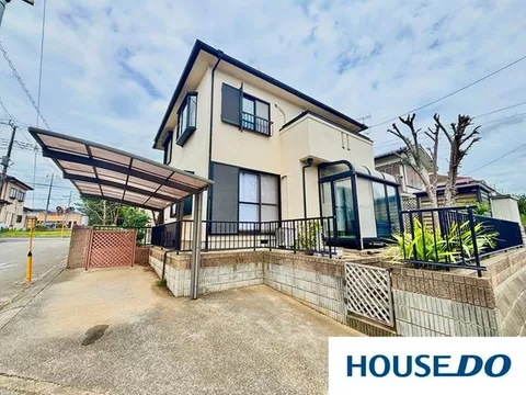 Minami Nanae New Town, corner lot, 4LDK + WIC + sunroom, lightweight steel frame two-story building