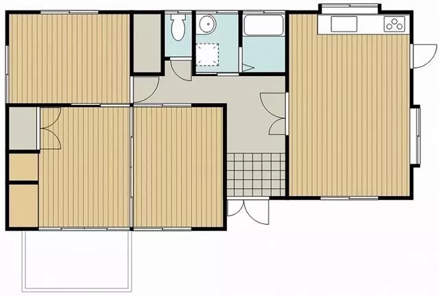 Kitamorokata-gun, Mikado Town, Oaza Miyamura (Mikado Station) 1-story 4LDK