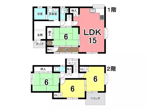 Parking for 2 cars available / A green and quiet residential area. Spacious 4LDK for a peaceful life