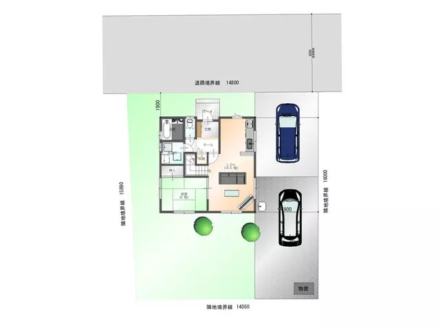 Spacious land of approximately 68 tsubo! A wooden two-story house ideal for families (total floor area of about 31 tsubo). Sunlight exposure