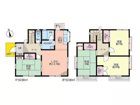 Popular south-facing corner lot! A 4LDK with a sunny garden! All rooms equipped with storage space♪ - Image 2