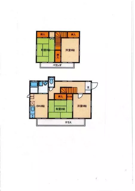 Ome City, Negabu 2-chome (Higashi-Ome Station) 2-story 4DK