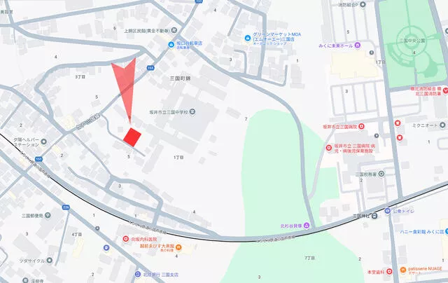 Sakai City, Mikuni Town, Nishiki 1-chome (Mikuni Station) 2-story building 7LDK