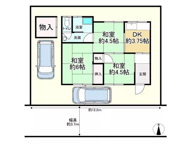 Oaza Kubota (Family Park Mae Station) 1.2 million yen