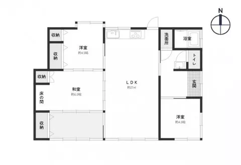 Arao City Haramanada (Arao Station) single-story building 3LDK - Image 2