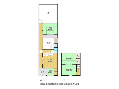 Rebuildable, approximately 12 minutes on foot to Aeon Yamazaki store, approximately 12 minutes on foot to Shiso City Hall