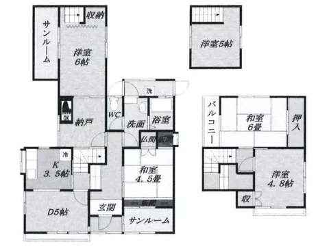 Tsutsujigaoka North 3-chome 3.8 million yen