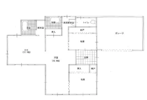 Tokushima City, Kōfu Town, Shibahara, Tenman (Fuchu Station) Single-story building 2LDK