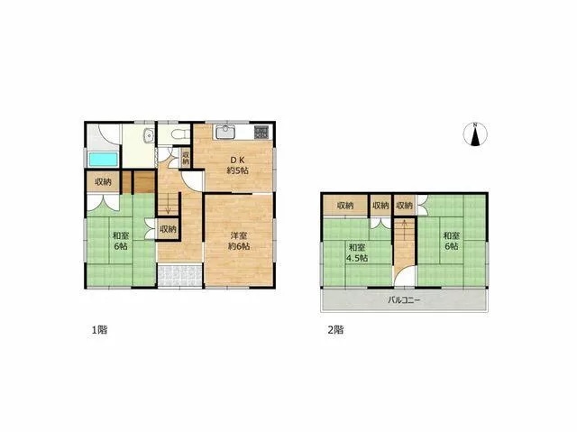 Asakuchi County, Satosho Town, Oaza Shinjo Green Crest (Satosho Station) 2-story 4DK
