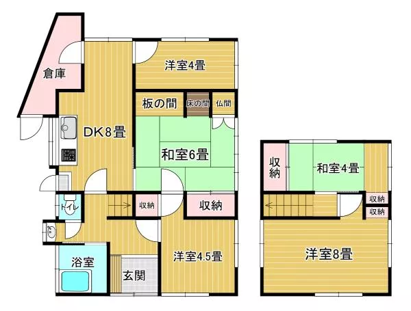 Takadagō, Nagayo Town, Nishisonogi District 2-story 5DK