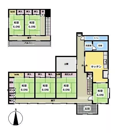 Kurihara City, Shiwahime Karishiki Warehouse (Kurikoma Kogen Station) 2-story 6DK