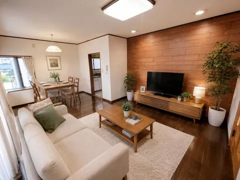 5 minutes to the station! Corner lot with 4.7m southeast and 4m northeast! Partitioned 3 (4) LDK! Car space!