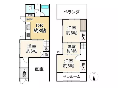 Home staging in progress / Renovation completed! A house with a south-facing sunroom! - Image 2