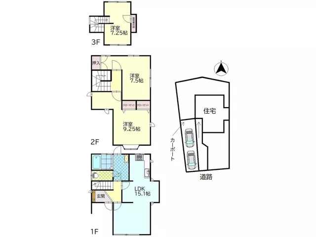 Used house renovated in October 2025 in Yokoo