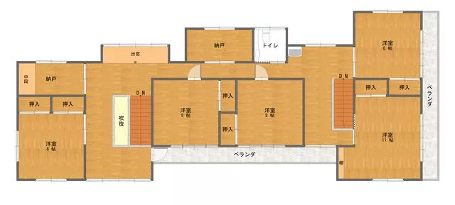 Nishi-Iwai District, Hiraizumi Town, Hiraizumi Aza Osawa (Hiraizumi Station) 2-story building 11LDK