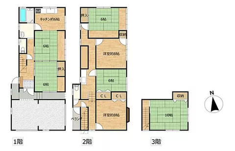 Used single-family home, Uonuma City, Nanokaichi Shinden, single-family home