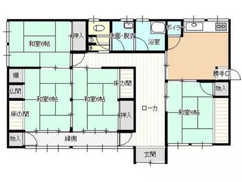 Parking for 3 or more cars, land over 100 tsubo, quiet residential area, Japanese-style room, garden over 10 tsubo, flat land.
