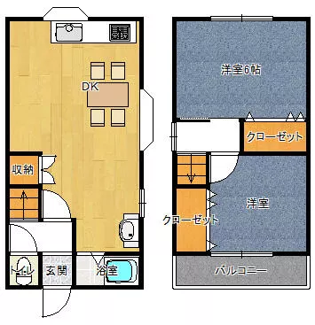 Yao City, Taishido 2-chome (Kuhouji Station) 2-story 2LDK
