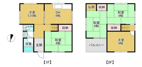 Yamato Koriyama City, Mangyoji Town (Yamato Koizumi Station) 2-story building 5DK
