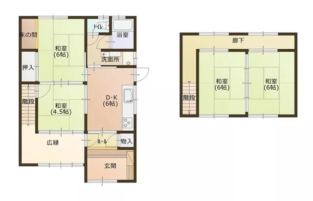 Doki Town Nishi 8-chome, Marugame City (Marugame Station) 2-story 4DK