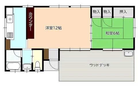 Etajima City, Okimi Town, Okadaio, 1-story, 1LDK