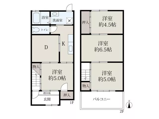 This house has undergone extensive renovations both inside and outside♪ South-facing♪ Good sunlight