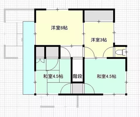Kure City, Sanwa Town (Kure Station) 2-story building, 6DK