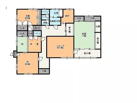 A spacious land with a spacious building!!