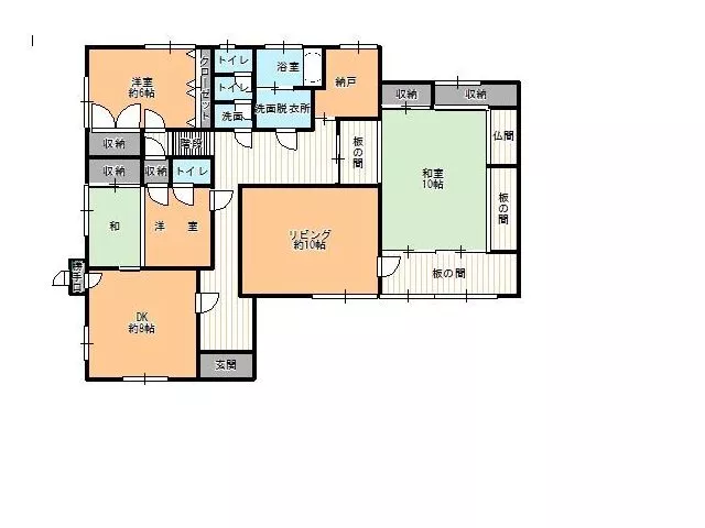 A spacious land with a spacious building!!