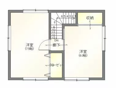 Fukuyama City, Kamo Town, Nakano 2-story building 4DK