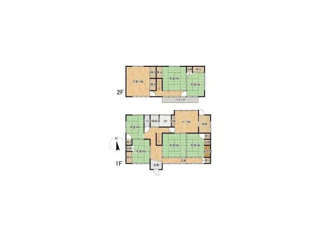 7SDK with many rooms, used house ◎ Good sunlight due to southwest-facing road! With garden ♪