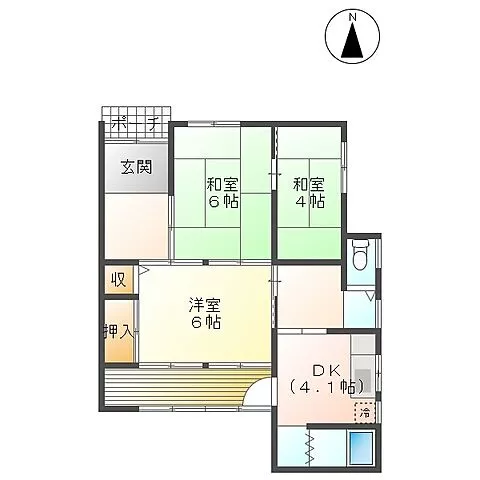 Used single-family home JR Hokuriku Main Line Tsuruga Station 11 minutes by bus, get off at Matsubara-cho, 3 minutes on foot