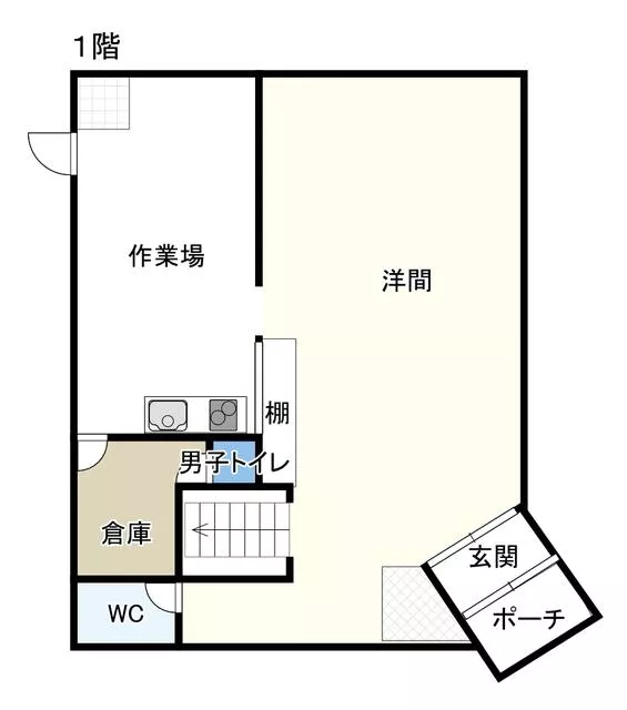 Yurihonjo City, Mizu林 (Ugo-Honjo Station) 2-story 1DK