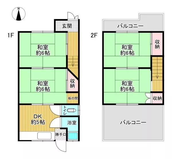 Higashi-Osaka City Yoshida 2-chome (Kawachi Hanazono Station) 2-story 4DK