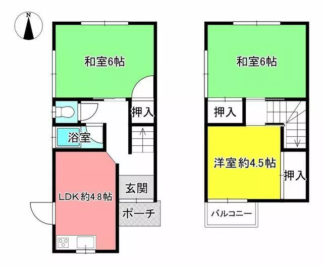 Yamato Takada City, Oaza Tsukiyama (Tsukiyama Station) 2-story 3DK