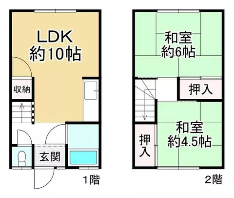 Takarazuka City Hanayashiki Matsugaoka (Kawanishi Noseguchi Station) 2-story 2LDK