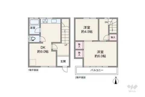 6-chome Kannoncho, Minami Ward, Nagoya City (Doutoku Station) 2-story 2DK