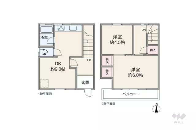 6-chome Kannoncho, Minami Ward, Nagoya City (Doutoku Station) 2-story 2DK