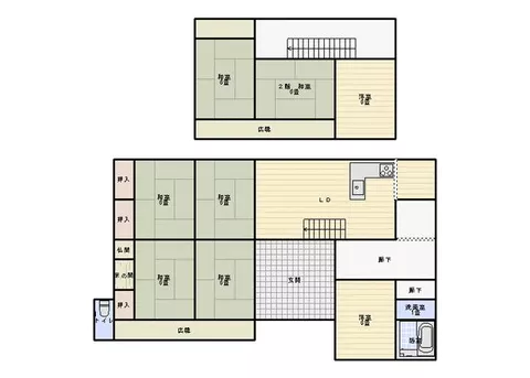 Koka City, Koka Town, Ikinokawa (Aburahi Station) 2-story 8K