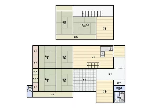 Koka City, Koka Town, Ikinokawa (Aburahi Station) 2-story 8K