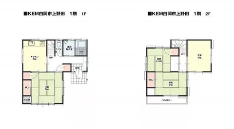 Shiraoka City, Uenoda, 2-story, 4DK