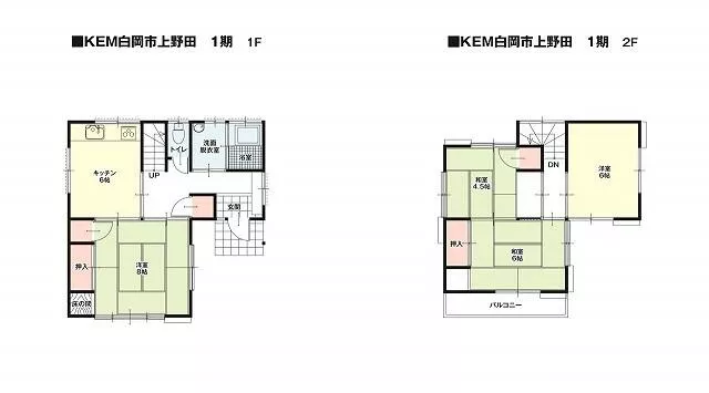 Shiraoka City, Uenoda, 2-story, 4DK