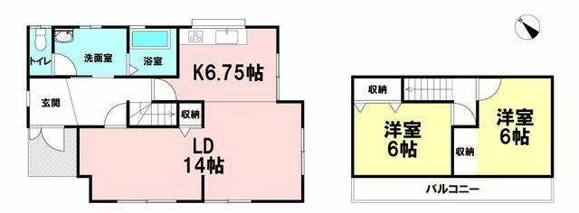 Fujinomiya City, Habuna (Numakubo Station) 2-story 2LDK