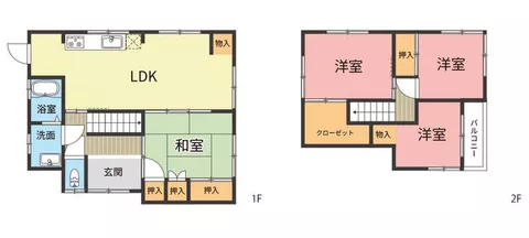 Fukuyama City, Miyuki Town, Oaza Nakatsuhara, 2-story building, 4LDK