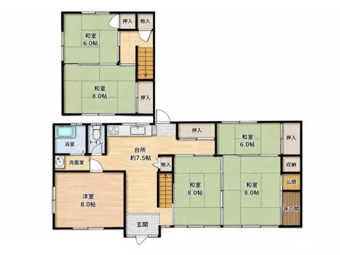 ・Good sunlight ・Quiet residential area ・Land over 70 tsubo! - Image 2