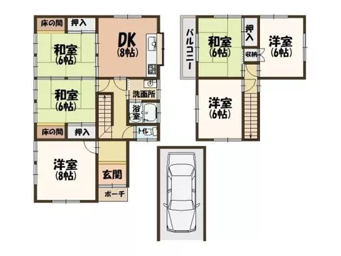 Wakabadai 1 (Motoyama Kamiguchi Station) 6.8 million yen