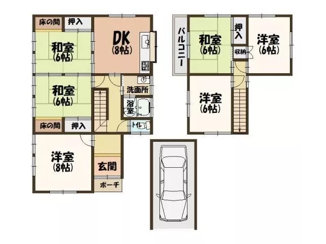 Wakabadai 1 (Motoyama Kamiguchi Station) 6.8 million yen