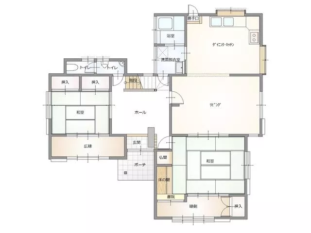 Hofu City, Oaza Nami, 2-story, 4LDK