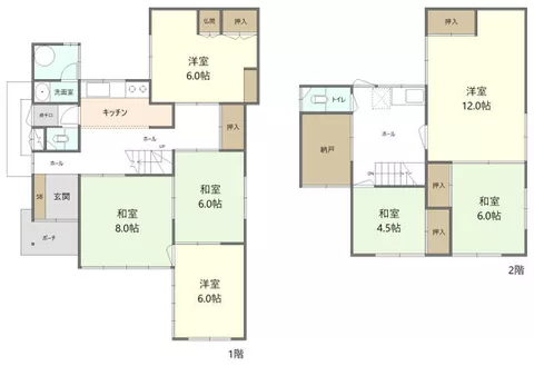 Kanazawa City, Suzumidai 2-chome, 2-story, 7DK - Image 2